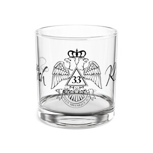 33rd Degree Rocks Glass