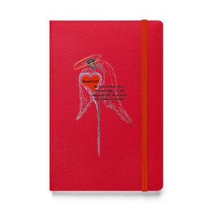 Hardcover bound notebook