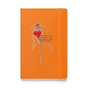 Hardcover bound notebook