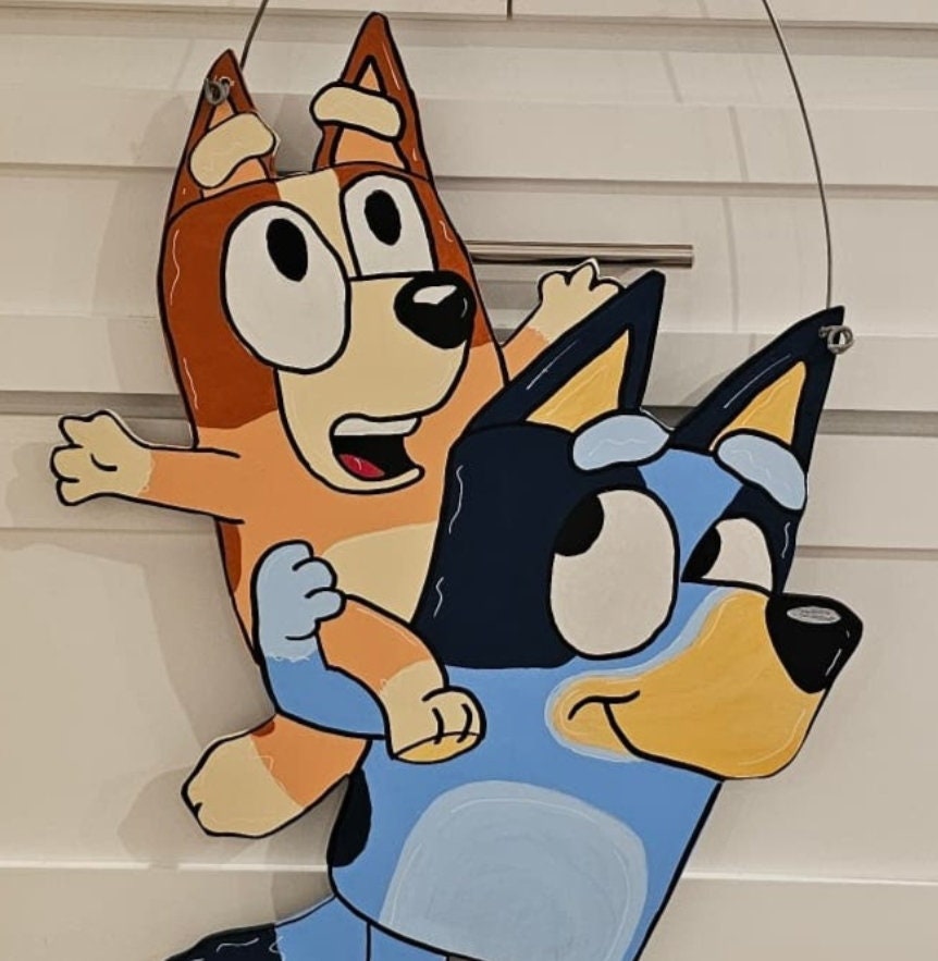BLUEY & BINGO Door Hanger - Etsy