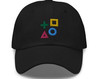 Gaming + Arcade Hat - This Baseball Cap is the Perfect Gift for Gaming and Arcade Enthusiasts!