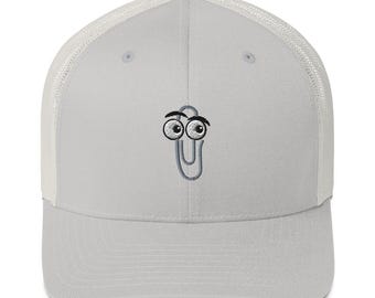 Clippy Trucker Hat: A Fun and Nostalgic Baseball Cap Accessory!