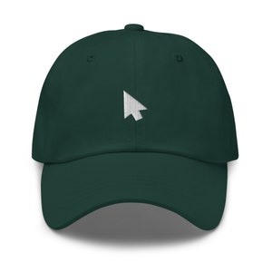 Computer Mouse Hat: Vintage-Inspired Computer Mouse Logo Baseball Cap