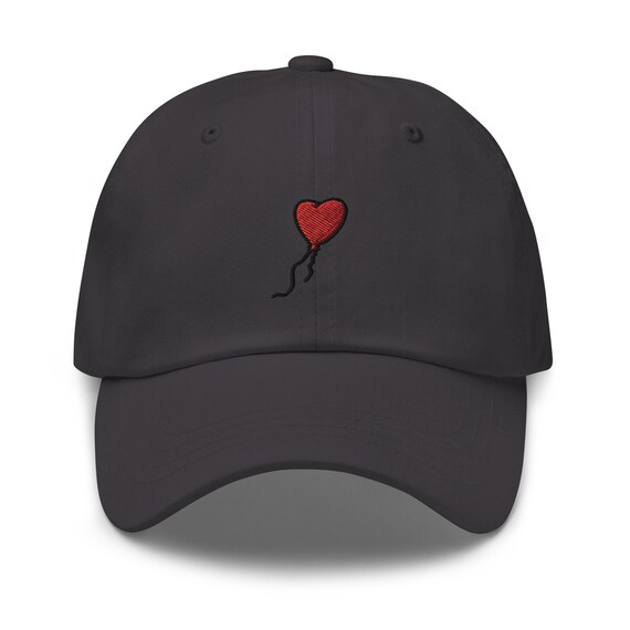 Balloon Heart Hat - Banksy Art Inspired Baseball Cap - Etsy display picture 1