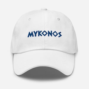 Gorra de béisbol Mykonos Hat - Greek Paradise