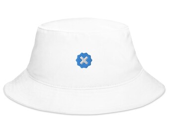 Unverified Bucket Hat - Stylish &#39;Unverified&#39; Badge Logo Cap