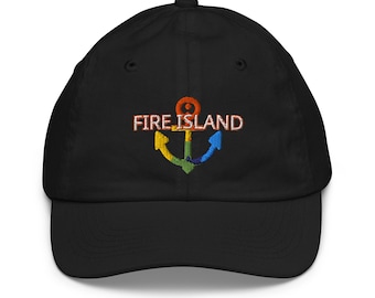 Fire Island Anchor Kids Hat - Anchor Logo Baseball Cap