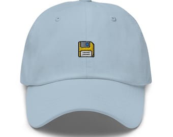 Floppy Disk Hat - Nostalgische 90er Computer Logo Baseball Cap
