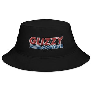 Glizzy Gobbler Bucket Hat: Funny Bucket Hat with &#39;Glizzy Gobbler&#39; Logo