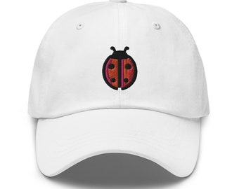 Ladybug Hat: Symbolic of Good Luck and New Beginnings Baseball Cap