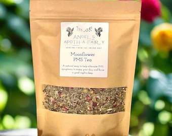 Moonflower PMS Tea – Natural Relief for Cramps, Bloating & Mood Swings