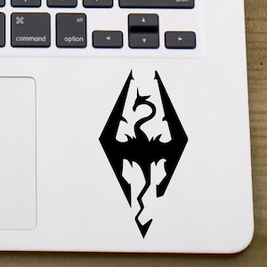 Skyrim Emblem Vinyl Aufkleber Aufkleber