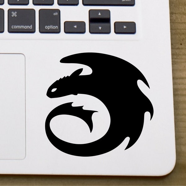 Night Fury Decal - Toothless Dragon Vinyl Sticker