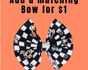 Add Matching bow to any outfit