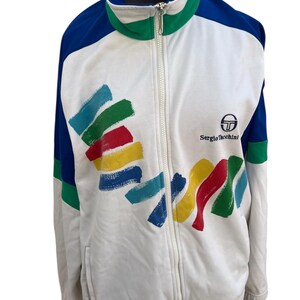 ウェア SERGIO TACCHINI VINTAGE TENNIS SWEATER OG 1980s BNWT DEADSTOCK SERGIO TACCHINI CLASSIC JUMPER