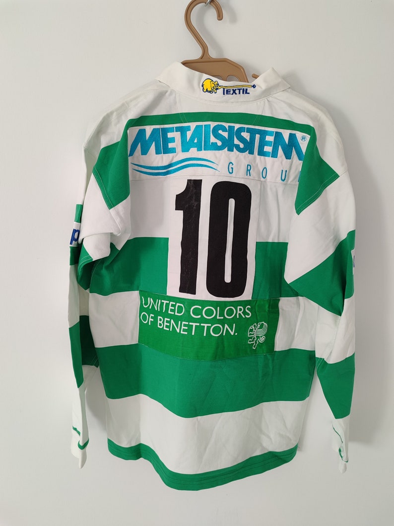 20052006 Rugby Treviso Player No 10 Rugby Union Shirt Large