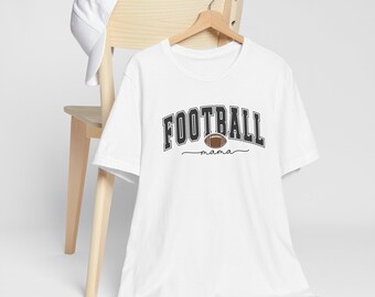 Mama voetbalshirt voetbal moeder shirt oversized damesshirt cadeaus voor moeders Moederdag cadeaus voetbal moeder jersey T-shirt met korte mouw