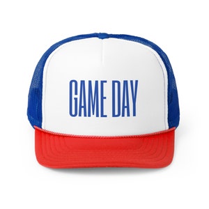 Game Day Trucker Caps, sports mom trucker hat, game day hats, retro game day ball cap, gifts for moms and sports fans