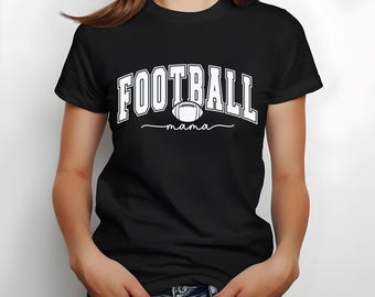 Mama voetbalshirt voetbal moeder shirt oversized damesshirt cadeaus voor moeders Moederdag cadeaus voetbal moeder jersey T-shirt met korte mouw