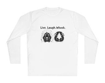 Unisex Lightweight Long Sleeve Tee with Fun Pet Design, Perfect for Animal Lovers, Gift for Friends, Casual Wear, Everyday Comfort
