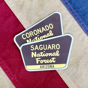Custom National Forest/Park Sticker