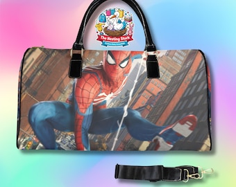 Custom Spiderman Character Duffel Bag, Travel Bag