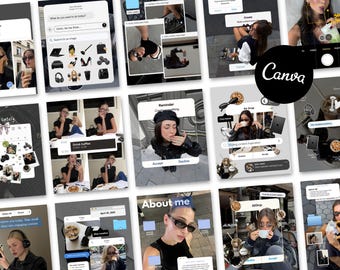 Black iOS Core Instagram Templates Social Media Agency Digital Marketing Posts Coaching Instagram Templates for Content Creators SMM Viral
