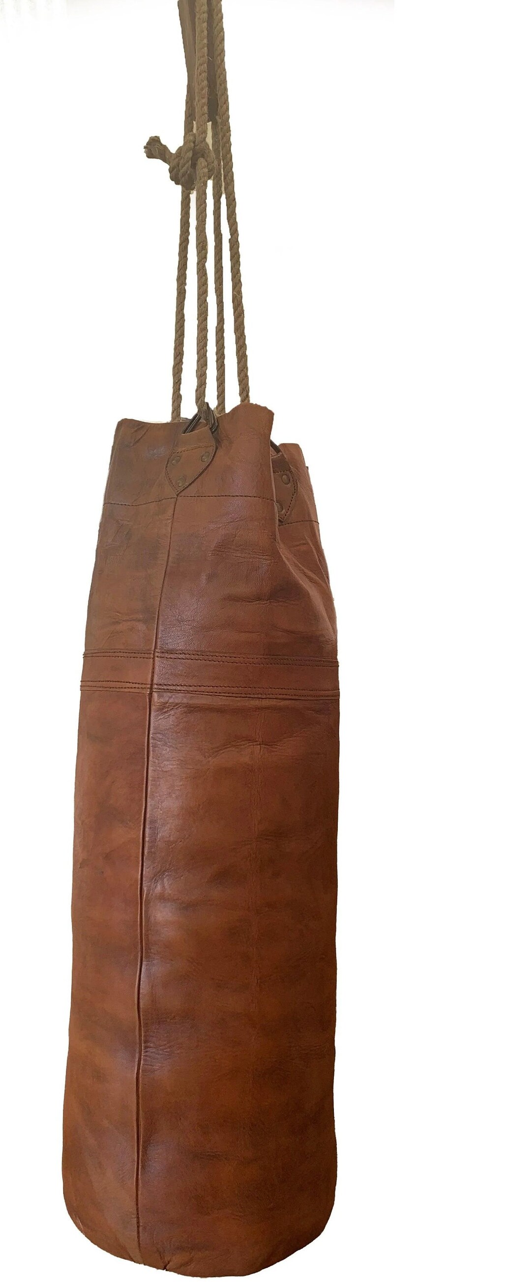 Vintage Boxing Bag Real Leather,punching Bag,kick Boxing Bag Etsy