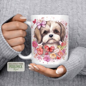 Shih Tzu Mug, Dog Mug, Coffee Mug, Coffee Cup, Shih Tzu Mom Gift, PRM0043, Shih Tzu Lover Gift