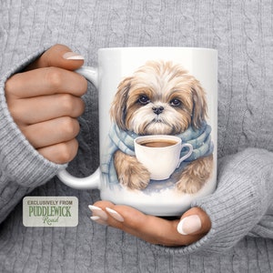 Shih Tzu Mug, Dog Mug, Coffee Mug, Coffee Cup, Shih Tzu Mom Gift, PRM0053, Shih Tzu Lover Gift