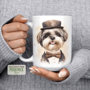 Shih Tzu Mug, Dog Mug, Coffee Mug, Coffee Cup, Shih Tzu Mom Gift, PRM0063, Shih Tzu Lover Gift