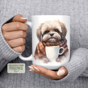 Shih Tzu Mug, Dog Mug, Coffee Mug, Coffee Cup, Shih Tzu Mom Gift, PRM0054, Shih Tzu Lover Gift