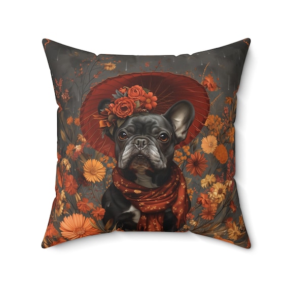 French Bulldog Floral Umbrella French Bulldog Floral Umbrella