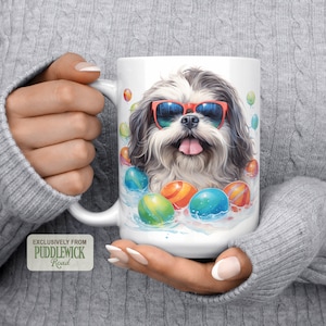 Shih Tzu Mug, Dog Mug, Coffee Mug, Coffee Cup, Shih Tzu Mom Gift, PRM0055, Shih Tzu Lover Gift