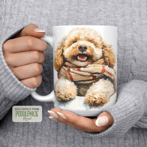 Poodle Mug, Dog Mug, Coffee Mug, Coffee Cup, Pooch Mom Gift, PRM0264, Doodle Lover Gift