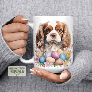 Cavalier King Charles Spaniel Ostereier Kaffeetasse - Cavie Mom Geschenk