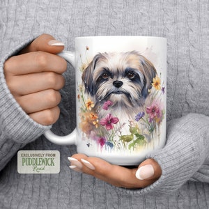 Shih Tzu Mug, Dog Mug, Coffee Mug, Coffee Cup, Shih Tzu Mom Gift, PRM0070, Shih Tzu Lover Gift