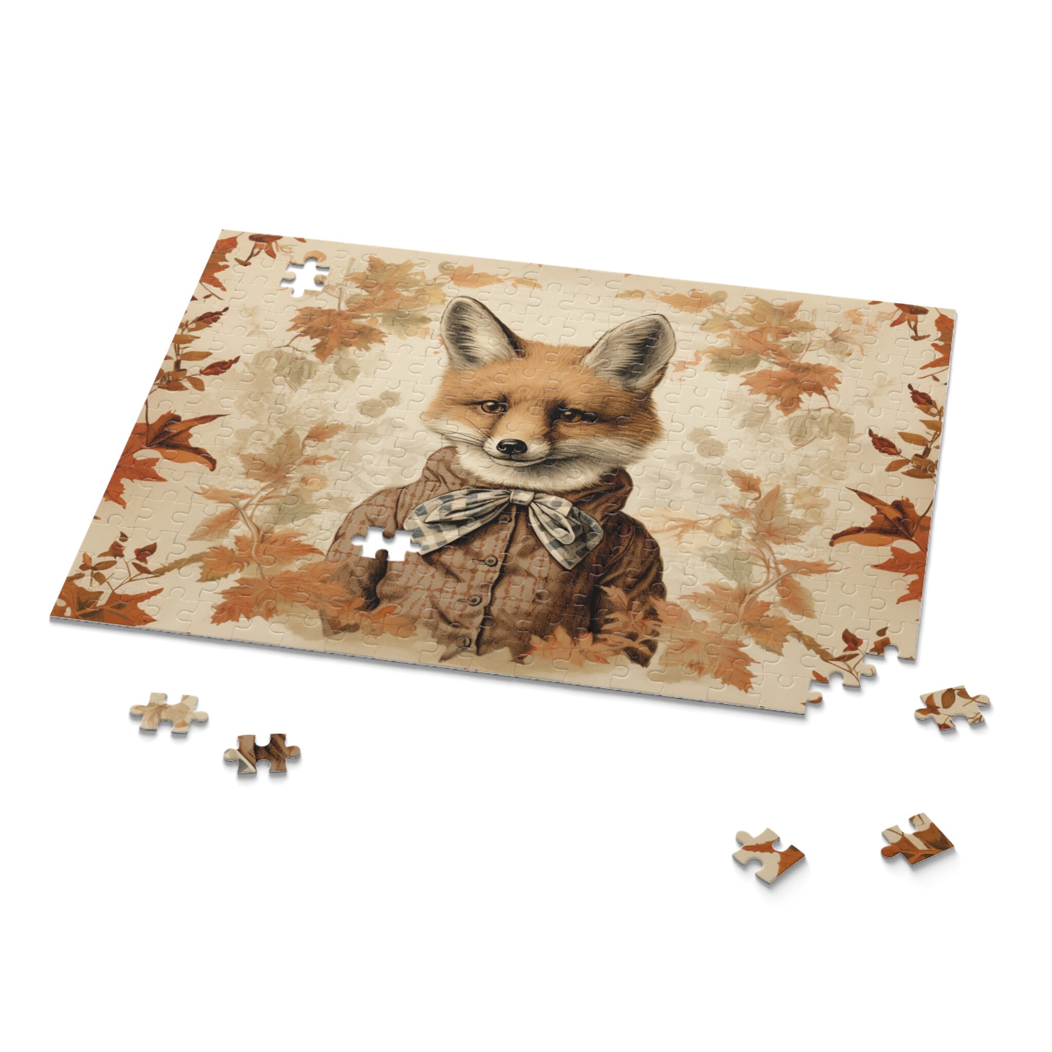  Smuffle Fox 廃盤 激レア Vintage Fox Jigsaw Puzzle | Thanksgiving Gift | Fox Lover Gift