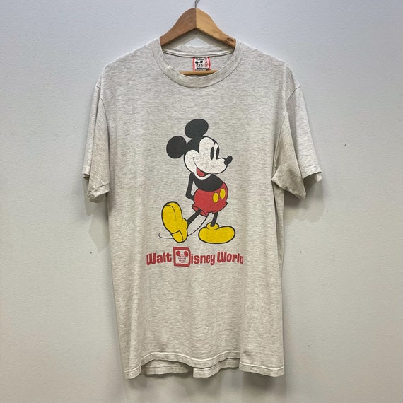 Vintage Made In USA Disney Designs Walt Disney World Mickey T-Shirt View 2