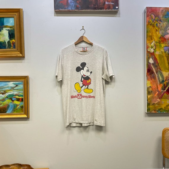 Vintage Made In USA Disney Designs Walt Disney World Mickey T-Shirt