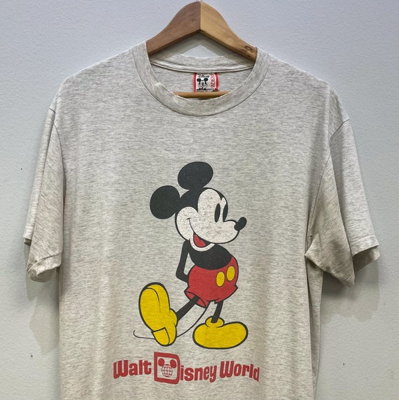Vintage Made In USA Disney Designs Walt Disney World Mickey T-Shirt View 3