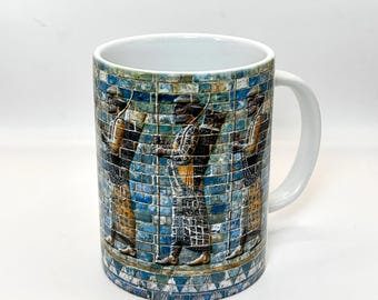 Persian mug, Persian ceramic mug, Persian coffee mug, Nowruz gift, 12 oz
