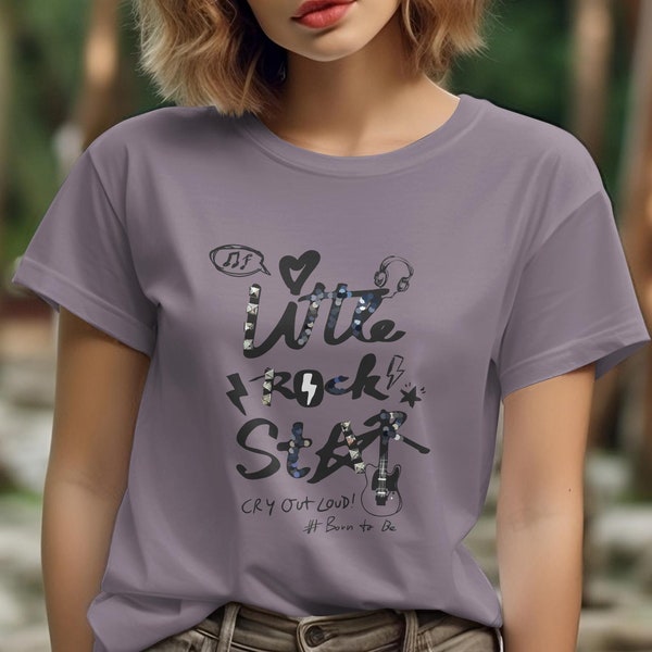 Unisex Write Like a Rock Star Graphic T-Shirt, Musician Inspired Tee with Guitar Print