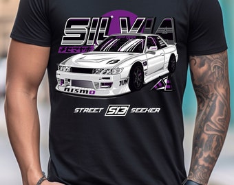 S13 Drift-Ready Silvia Tee - Cool Street Racing Shirt for Car Fans