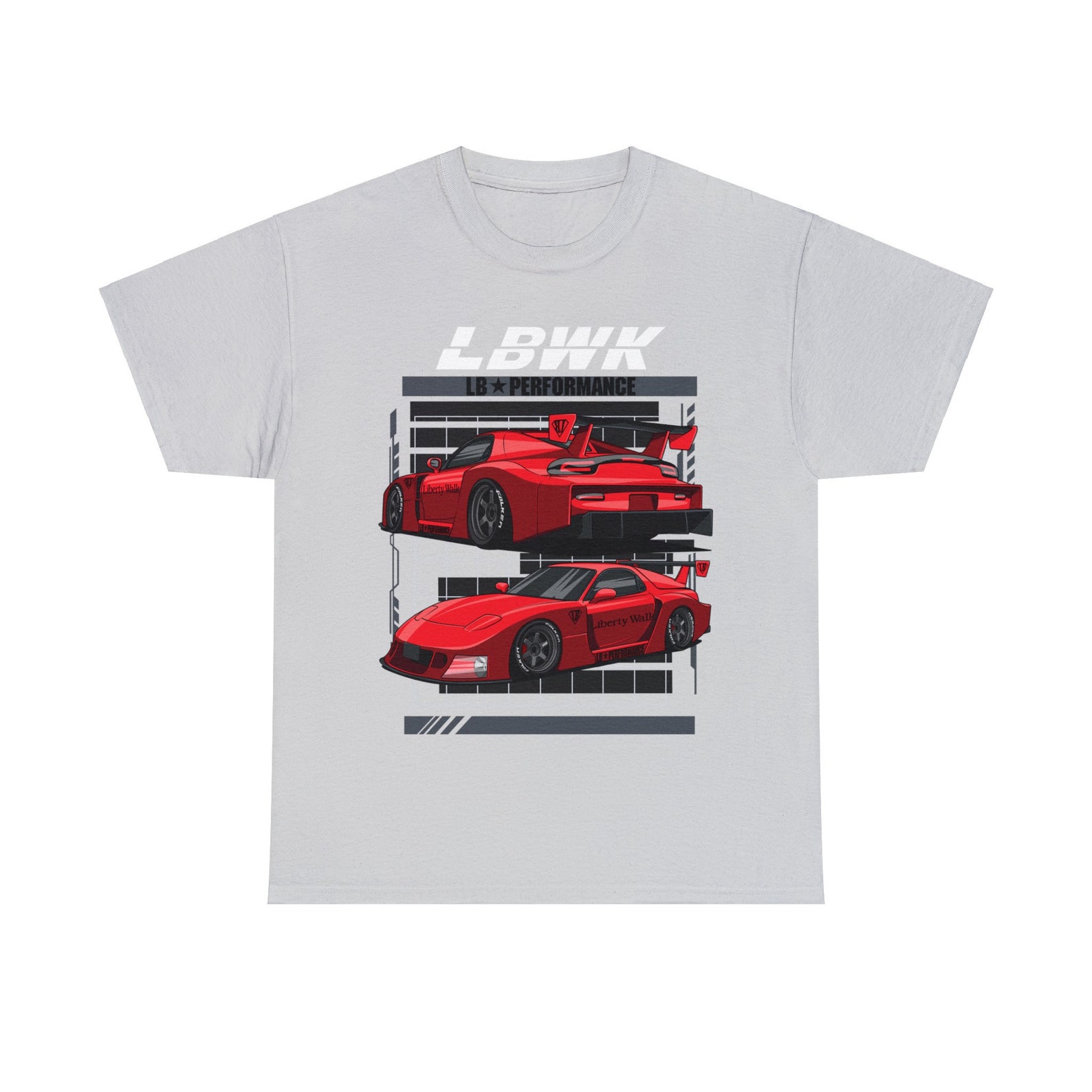 Liberty Walk Performance Racing Rx7 T-shirt for JDM Car Enthusiast ...