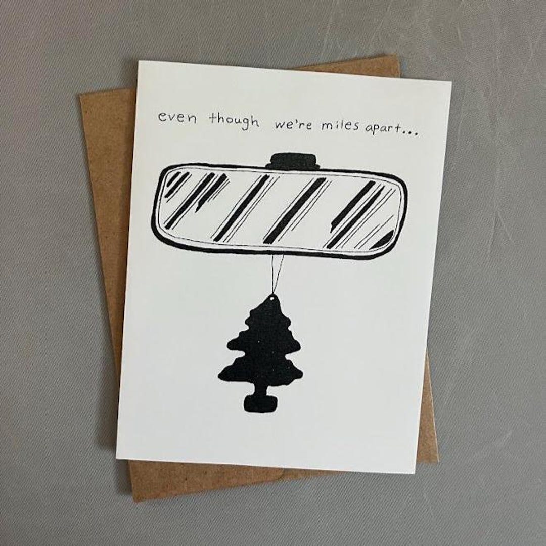 Long Distance Greeting Card - Etsy