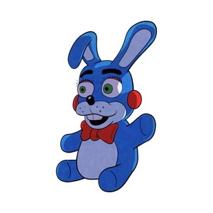 Fnaf Glamrock Bonnie  Sticker for Sale by Barrelisred