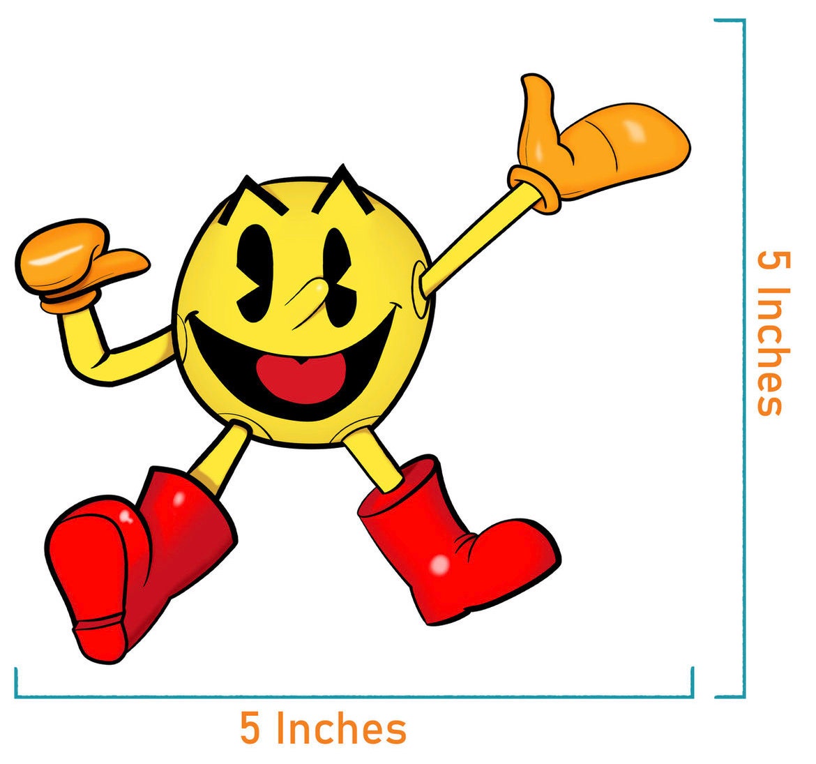 Pac-man Sticker - Etsy