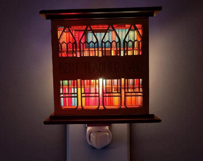 3D Teacher Plug-In Night Light - Unique Classroom Decor