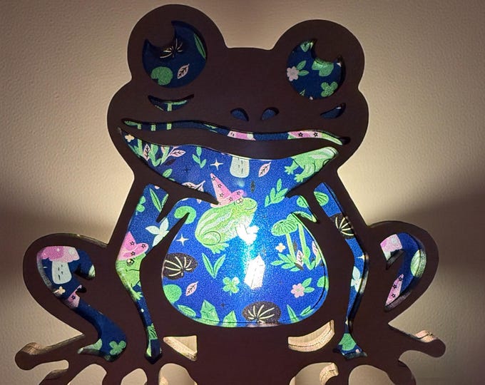 Woodland Frog Night Light | Kids Nursery Decor